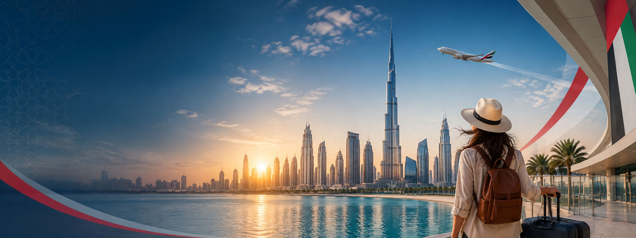 Dubai skyline and UAE visa services
